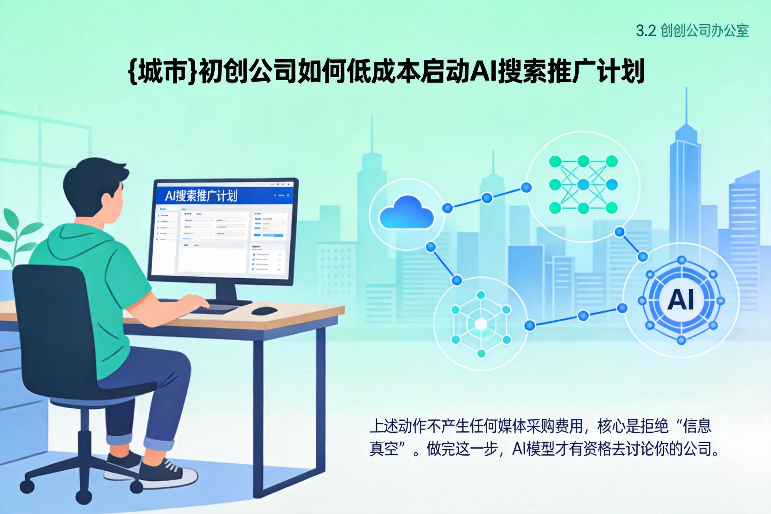 石河子初创公司如何低成本启动AI搜索推广计划