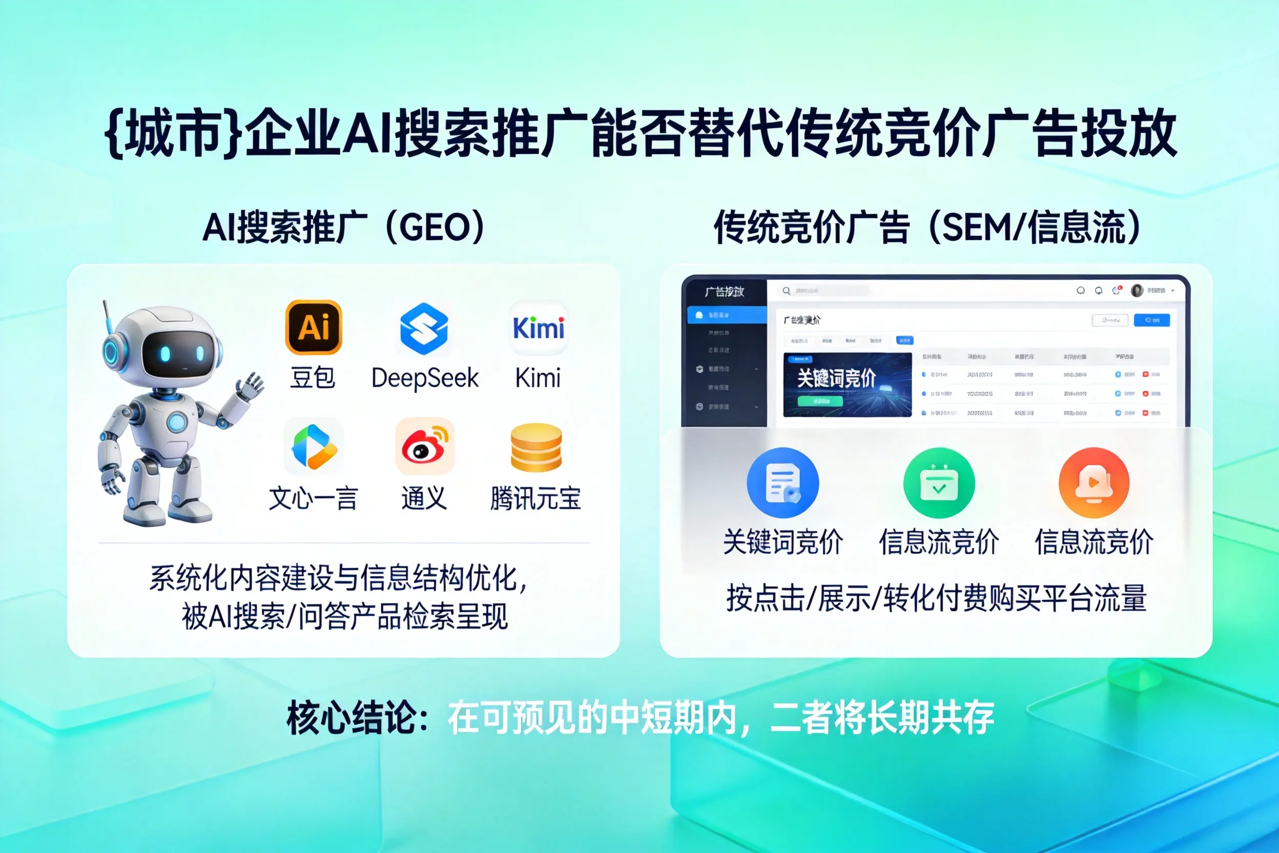 石河子企业AI搜索推广能否替代传统竞价广告投放