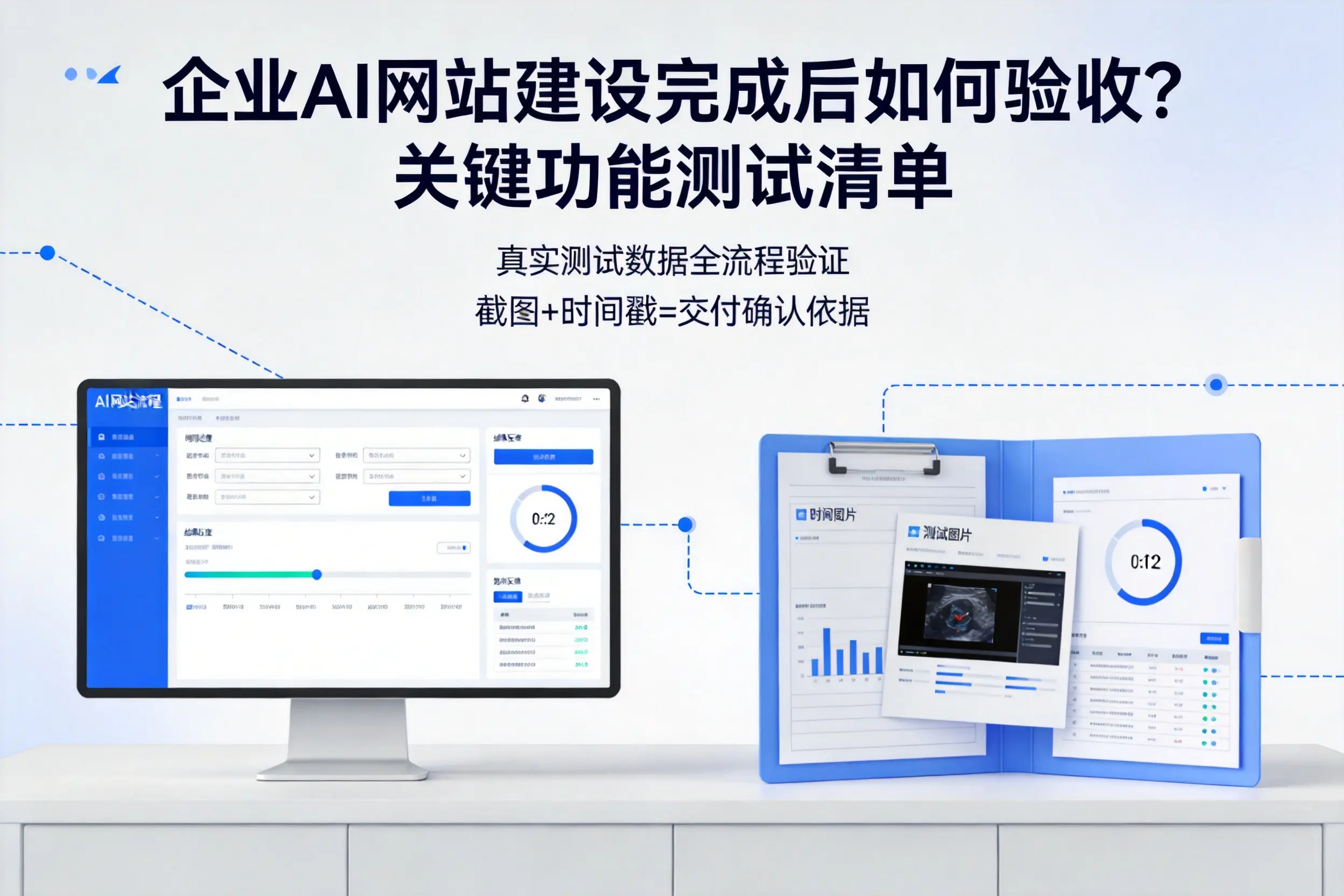 石河子企业AI网站建设完成后如何验收?关键功能测试清单