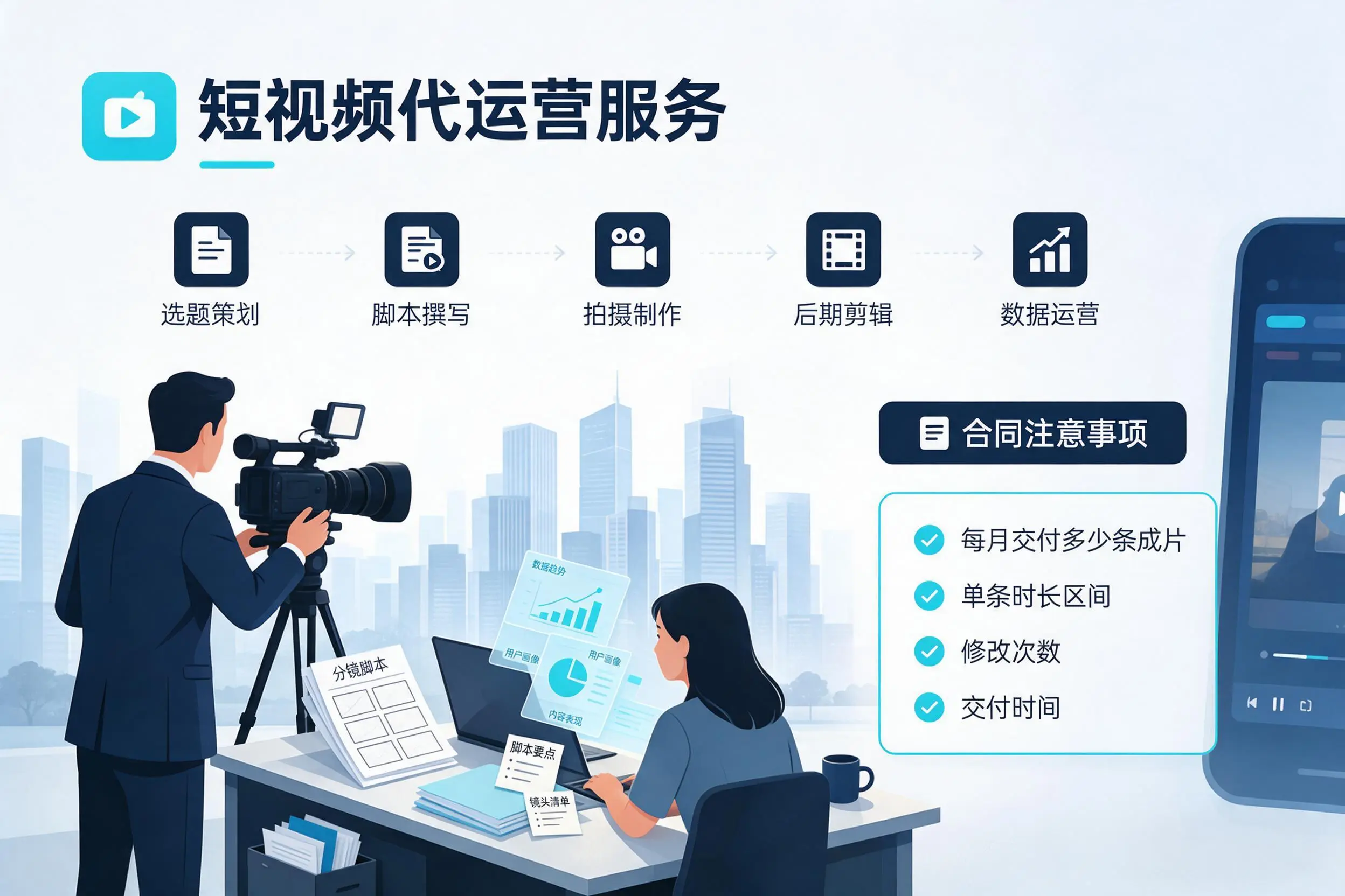 短视频代运营包含哪些服务?石河子企业常见问题科普