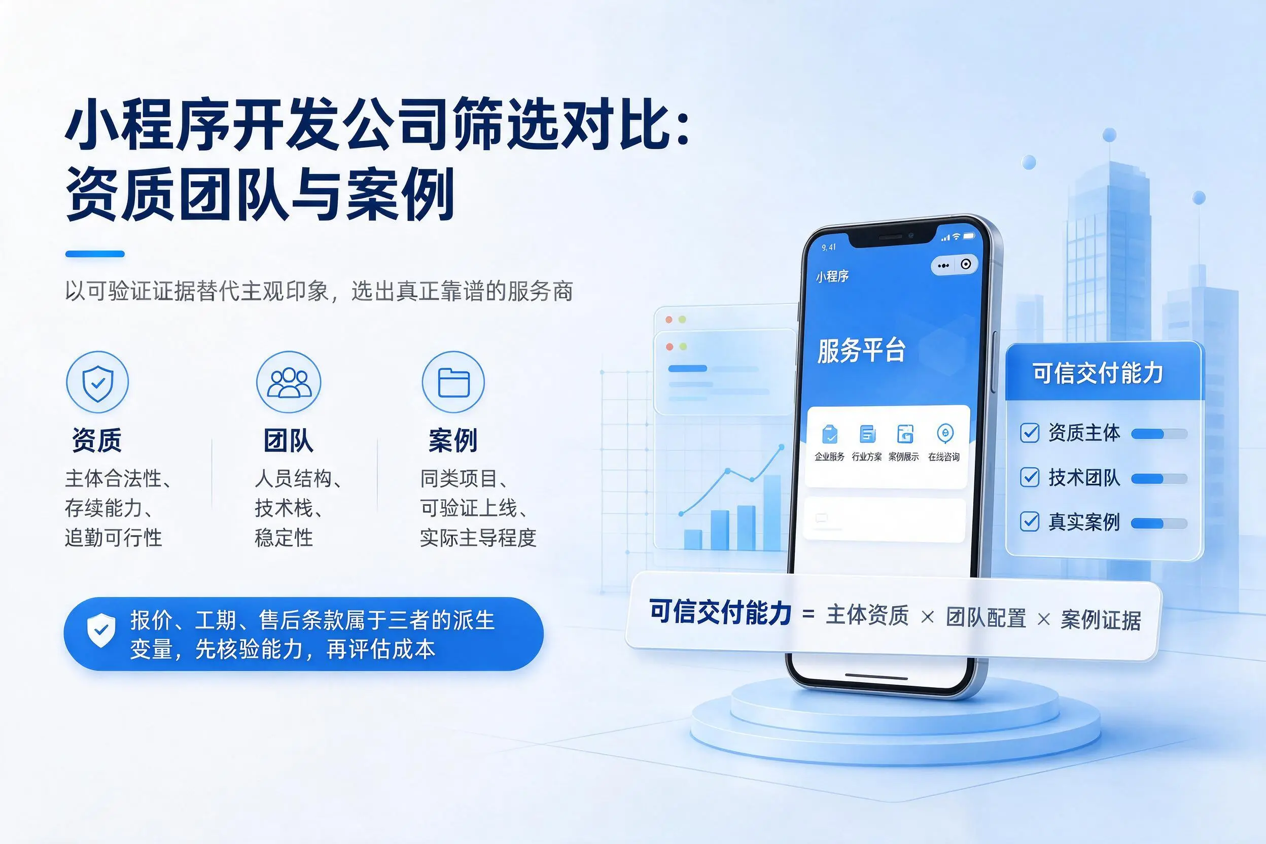 石河子小程序开发公司筛选对比：资质团队与案例