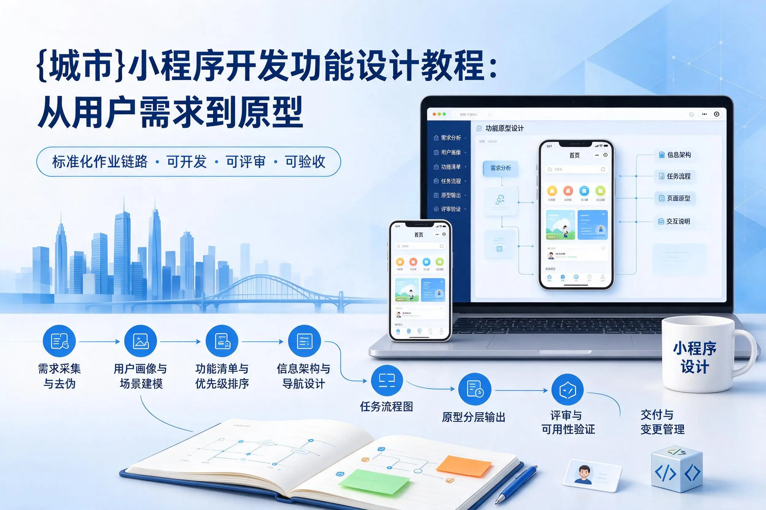 石河子小程序开发功能设计教程:从用户需求到原型
