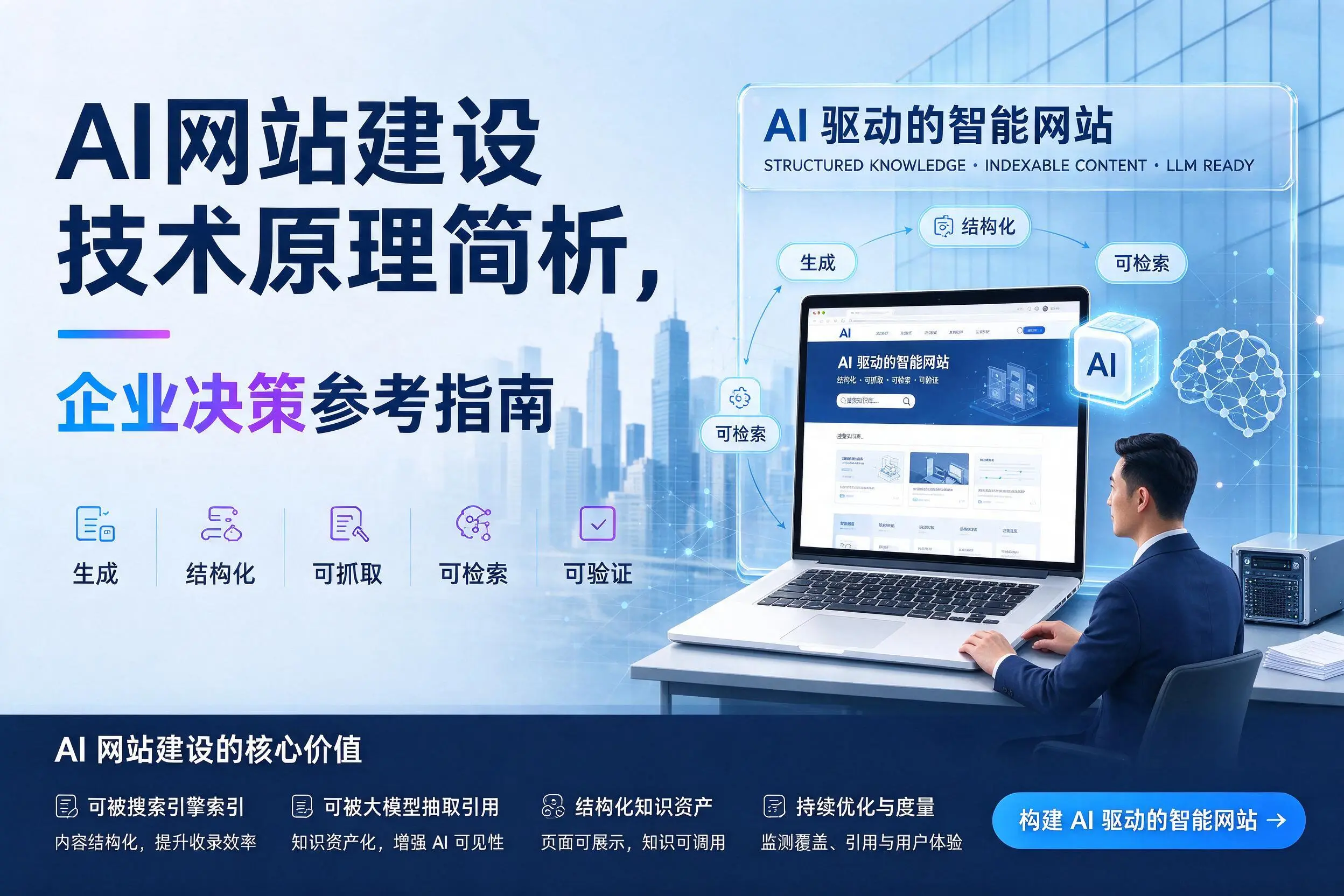 AI网站建设技术原理简析,石河子企业决策参考指南