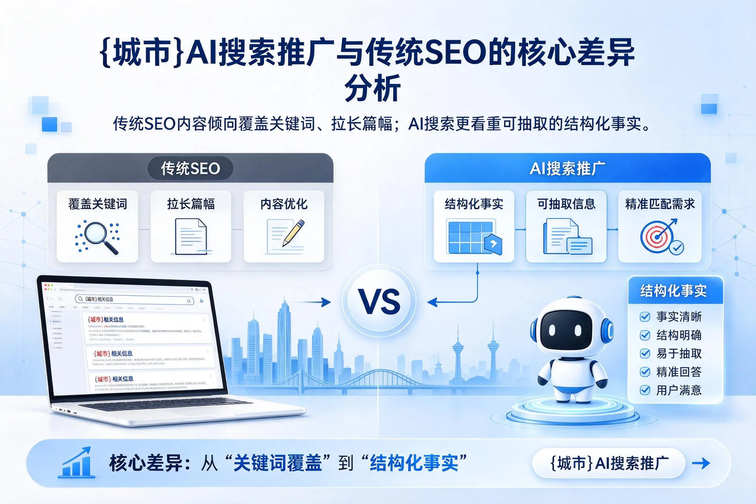 石河子AI搜索推广与传统SEO的核心差异分析